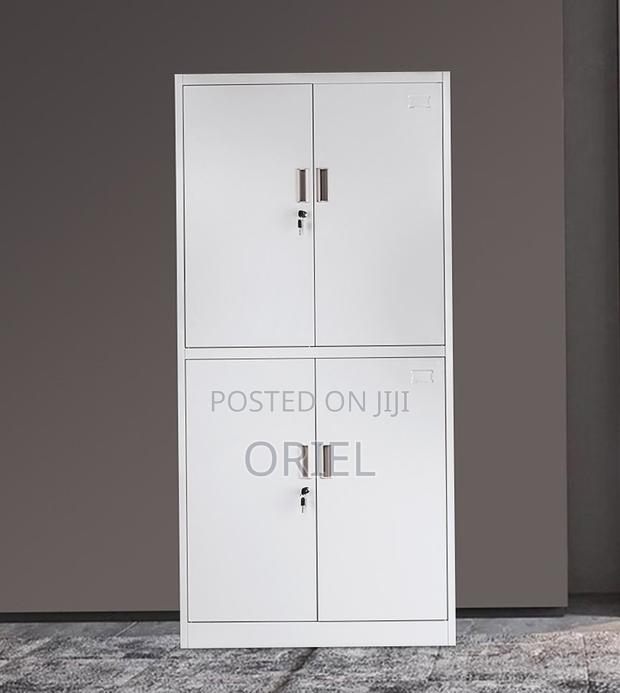 Steel Lockable 4-Door Cabinet : Office Steel Documents Cabinet