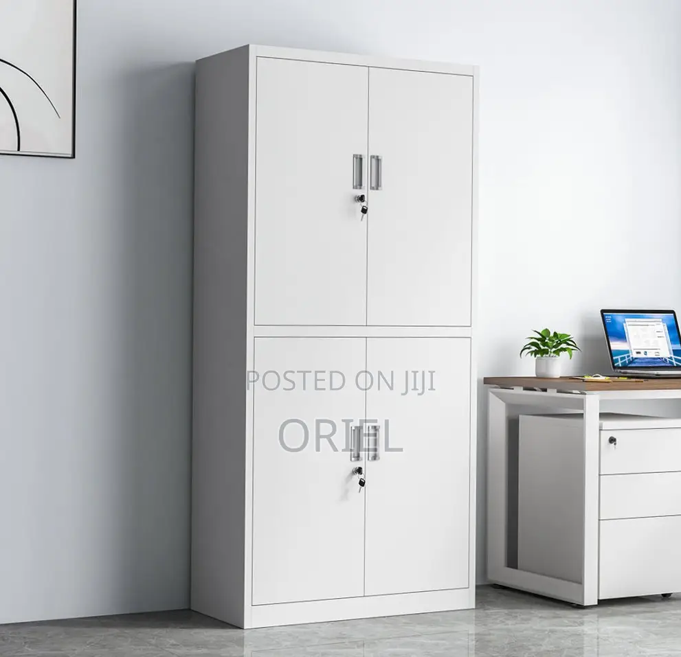 Steel Lockable 4-Door Cabinet : Office Steel Documents Cabinet