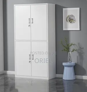 Steel Lockable 4-Door Cabinet : Office Steel Documents Cabinet