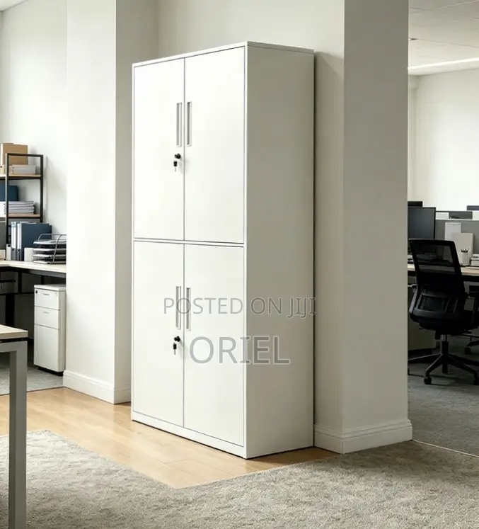 Steel Lockable 4-Door Cabinet : Office Steel Documents Cabinet