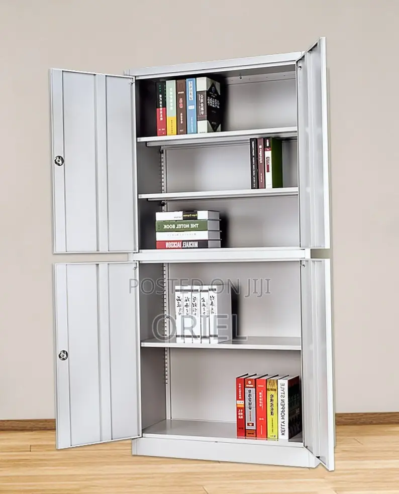 Steel Lockable 4-Door Cabinet : Office Steel Documents Cabinet