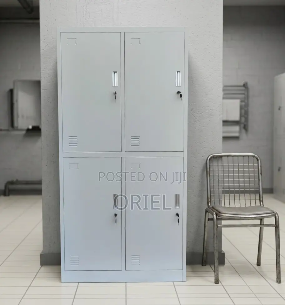 Steel Lockable 4-Door Cabinet : Office Steel Documents Cabinet