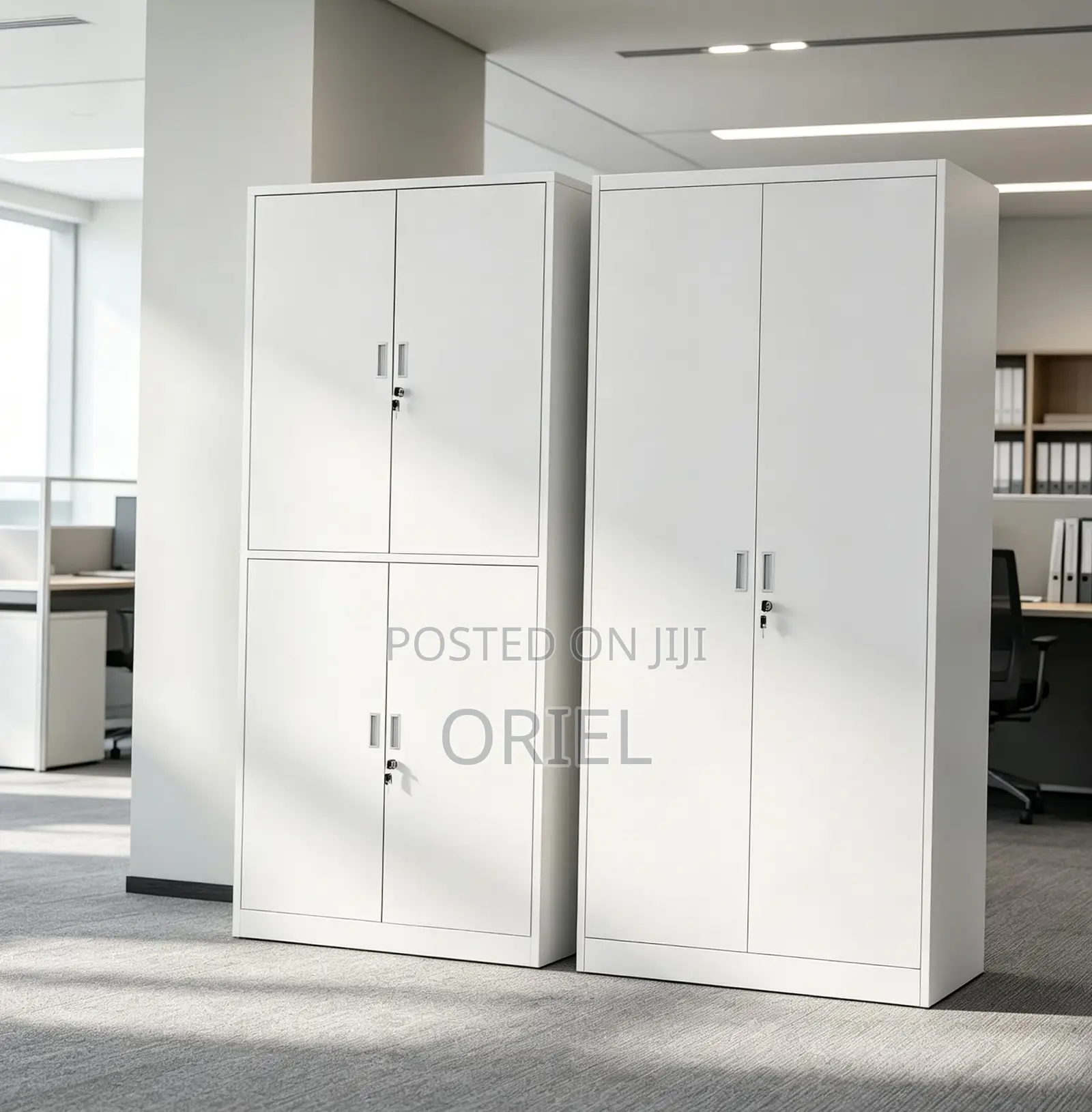 Steel Lockable 4-Door Cabinet : Office Steel Documents Cabinet