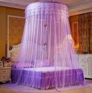 Premium Round Mosquito Net – Elegant Bed Protection