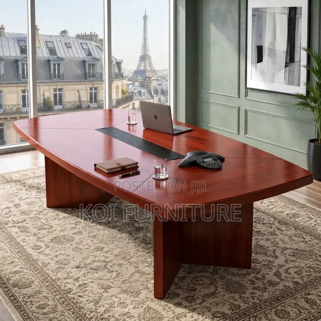 Boardroom Table; 3 Meters Mahogany Executive Modern Boadroom Table