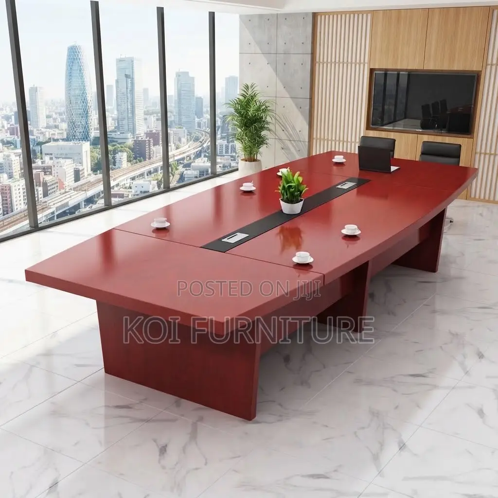 Boardroom Table; 3 Meters Mahogany Executive Modern Boadroom Table