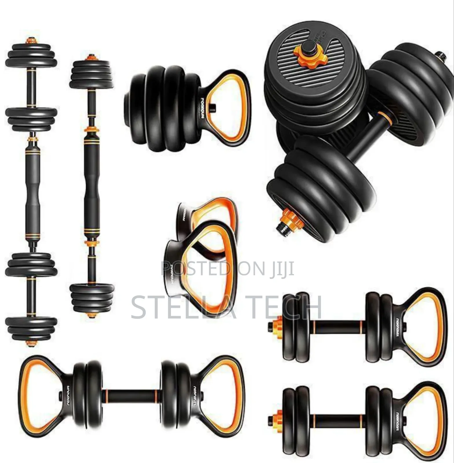 50kg 6 in 1 Kettlebell/Barbell