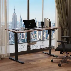 Office Desk; 1.2 Meter Electric Powered Adjustable Office Studio Desk