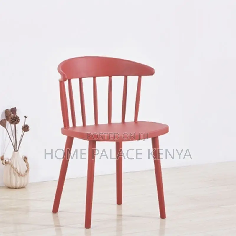 Dining Chair; Elegant Plastic Stackable Dining Chair for Homes