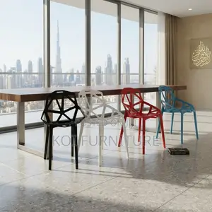 Dining Chairs; Colored Armless Home Outdoor Dining Chairs
