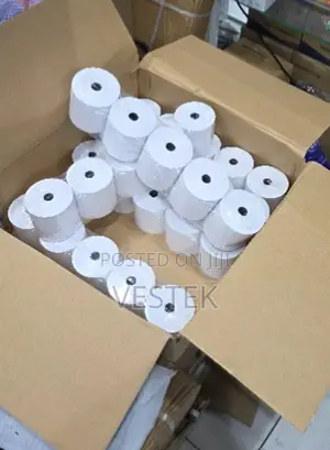 80mm X 80mm Thermal Receipt Paper Rolls – High-Quality White