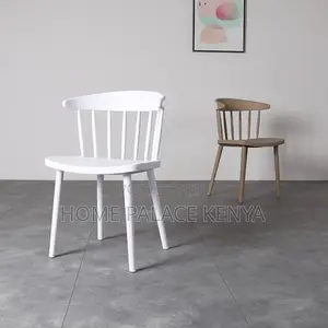 Dining Chair; Elegant Plastic Stackable Dining Chair for Homes