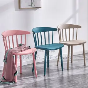 Dining Chair; Elegant Plastic Stackable Dining Chair for Homes