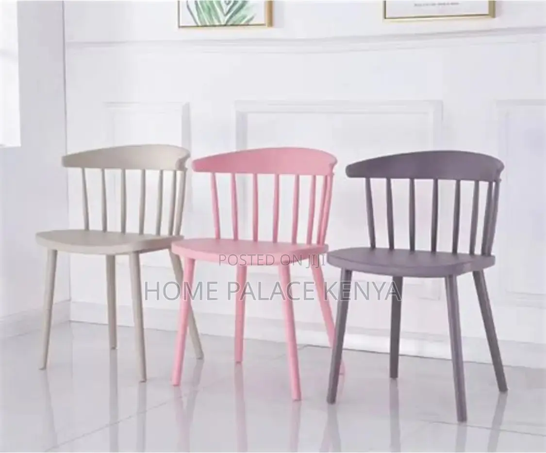 Dining Chair; Elegant Plastic Stackable Dining Chair for Homes