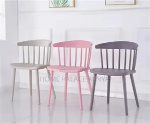 Dining Chair; Elegant Plastic Stackable Dining Chair for Homes