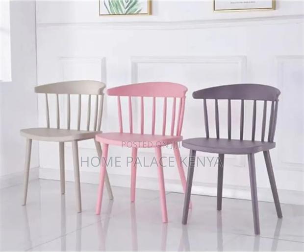 Dining Chair; Elegant Plastic Stackable Dining Chair for Homes - thumbnail 5