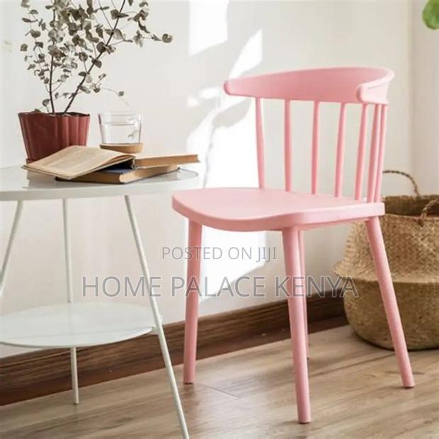 Dining Chair; Elegant Plastic Stackable Dining Chair for Homes - thumbnail 7