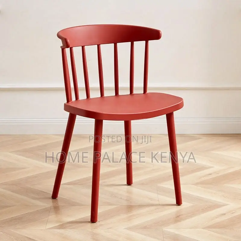 Dining Chair; Elegant Plastic Stackable Dining Chair for Homes