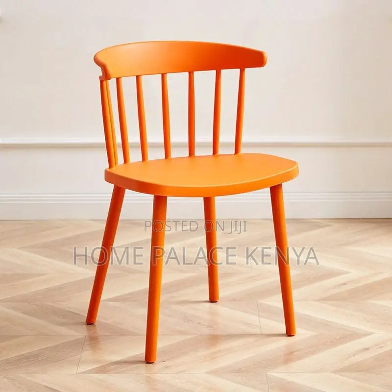 Dining Chair; Elegant Plastic Stackable Dining Chair for Homes