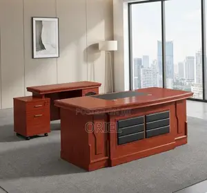 1.8M Executive Mahogany Office Desk : Mahogany Desk
