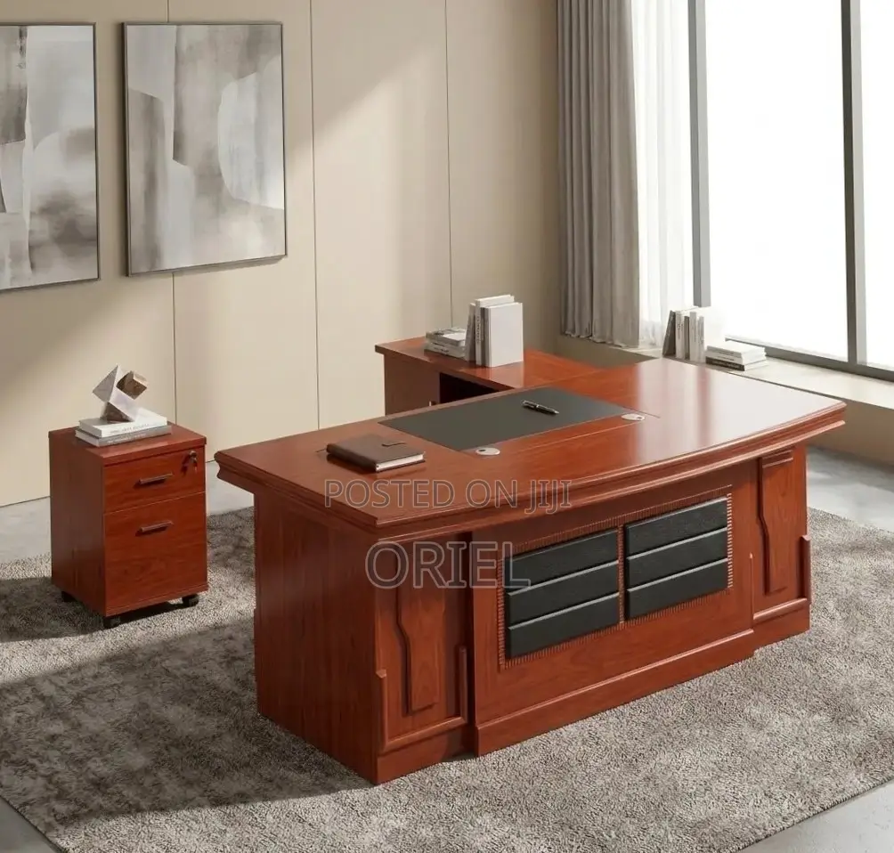 1.8M Executive Mahogany Office Desk : Mahogany Desk