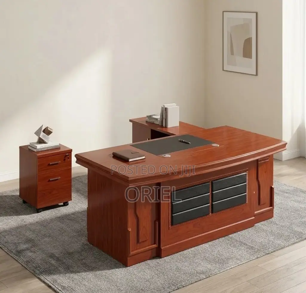 1.8M Executive Mahogany Office Desk : Mahogany Desk