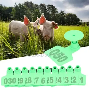 Small Ear Tags for Laser Marking for Identification - Numbered