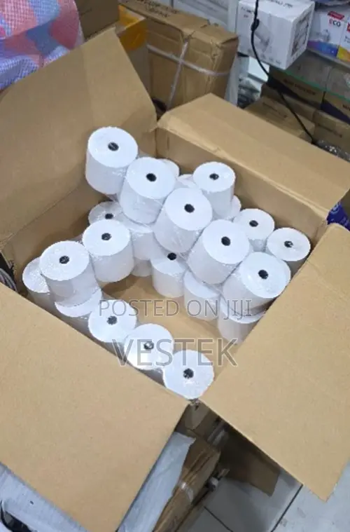 50pcs 80mm Thermal Paper Receipt Rolls (Bulk Box Pack)