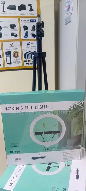 Adjustable Brightness 14inches Fill Light Ring Light and a Stand
