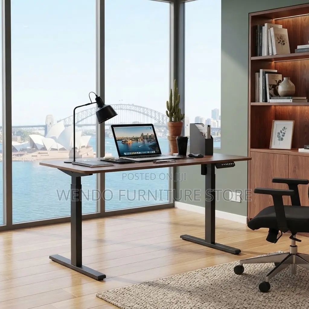 Office Desk; Electric Ergonomic 1400MM Modern Buttoned Desks