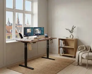 Office Desk; Electric Ergonomic 1400MM Modern Buttoned Desks