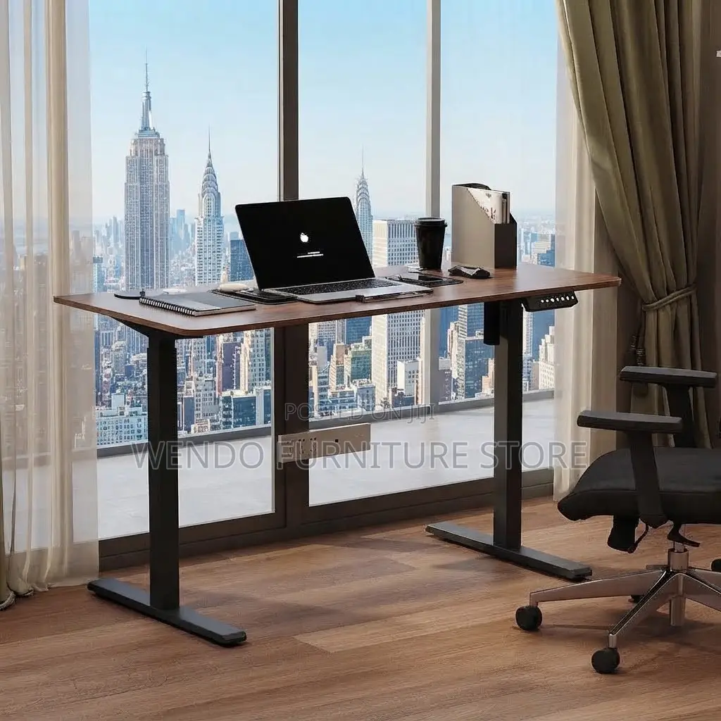 Office Desk; Electric Ergonomic 1400MM Modern Buttoned Desks