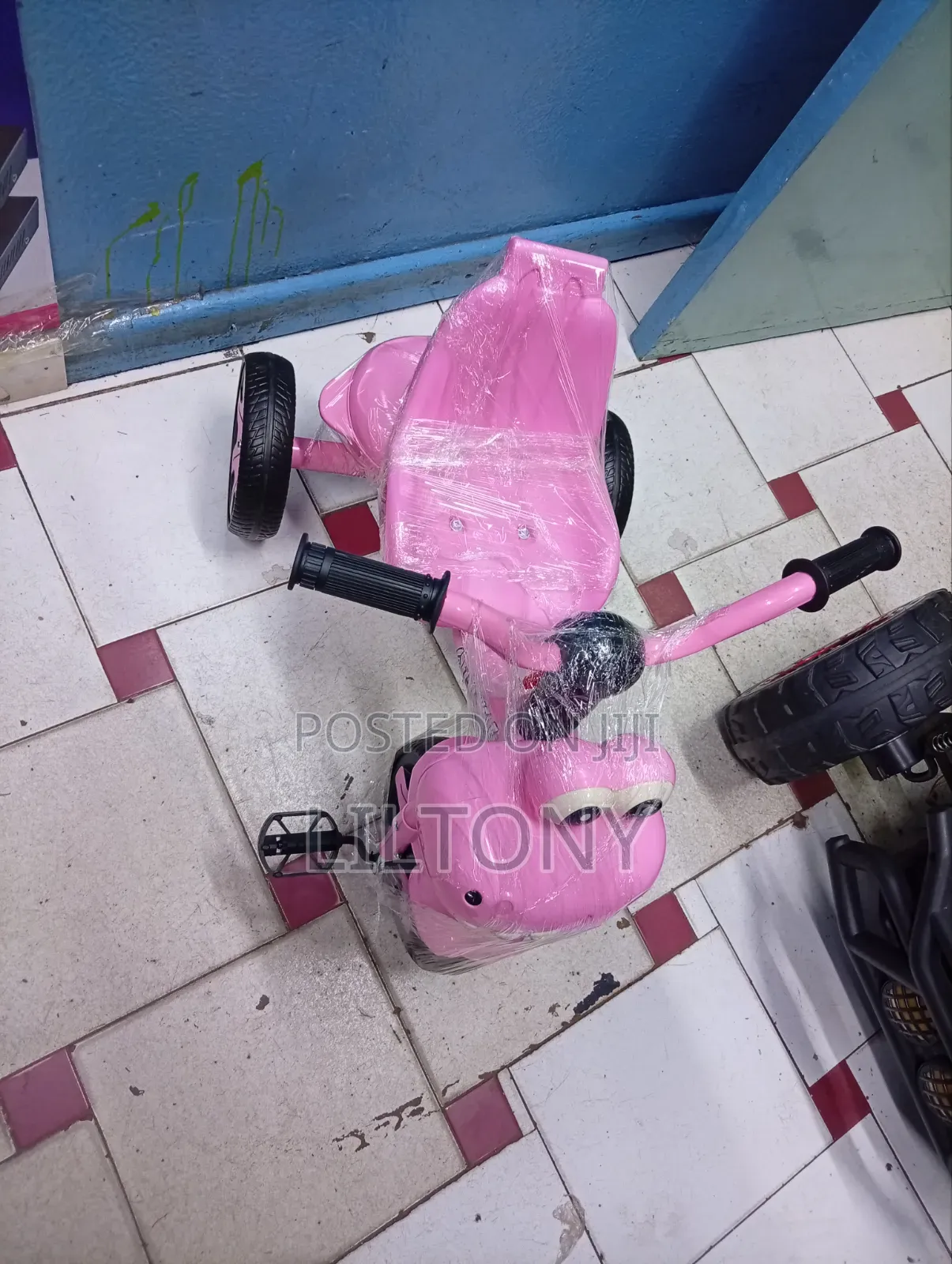 Pink Tricycles With Music+rubber Wheels