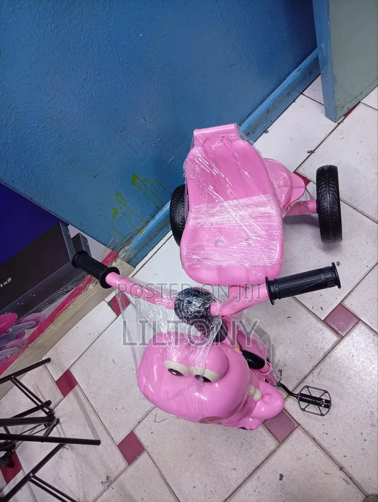 Pink Tricycles With Music+rubber Wheels