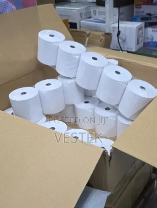 Wholesale 80mm Thermal Paper Rolls – Box of POS Receipt Paper
