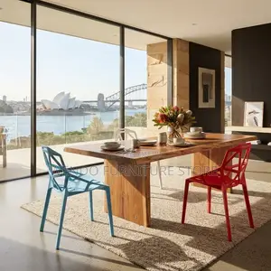 Home Chairs; Home Balcony Dining Plastic Armless Chairs