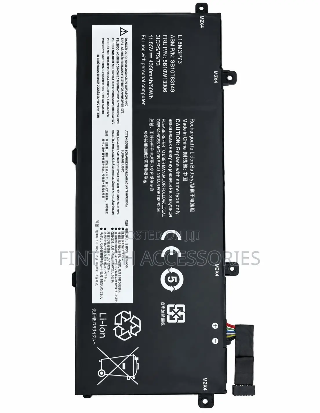 Lenovo T490 T495 Laptop Battery L18M3P73 Replacement