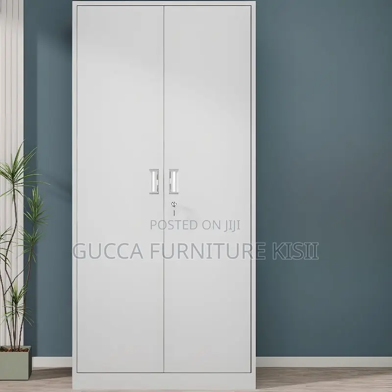Cabinet; Metal Storage Cabinet With 2 Doors