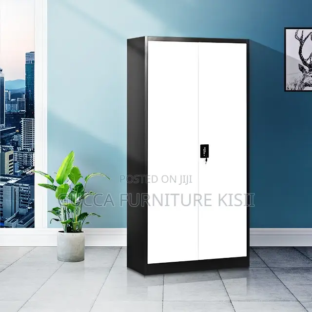 Cabinet; Metal Storage Cabinet With 2 Doors