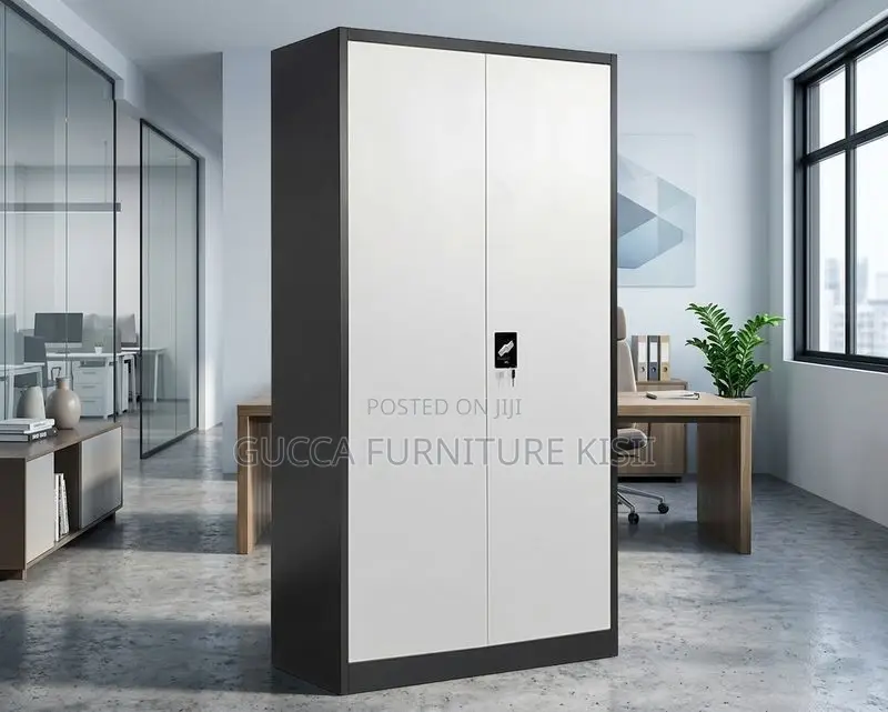 Cabinet; Metal Storage Cabinet With 2 Doors