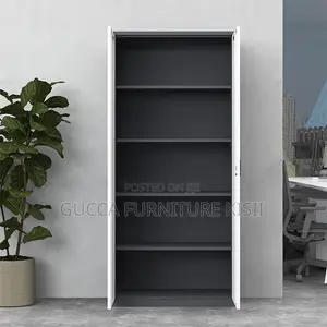 Cabinet; Metal Storage Cabinet With 2 Doors