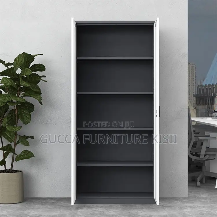 Cabinet; Metal Storage Cabinet With 2 Doors