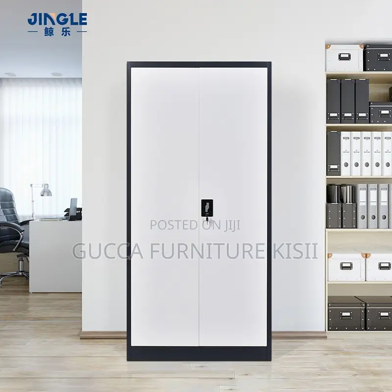Cabinet; Metal Storage Cabinet With 2 Doors