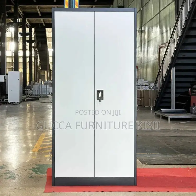 Cabinet; Metal Storage Cabinet With 2 Doors