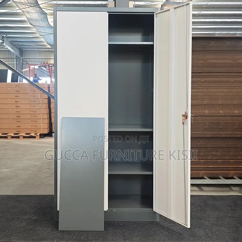 Cabinet; Metal Storage Cabinet With 2 Doors