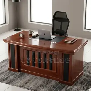 CEO"s Mahogany L-Shape Desk-1600mm