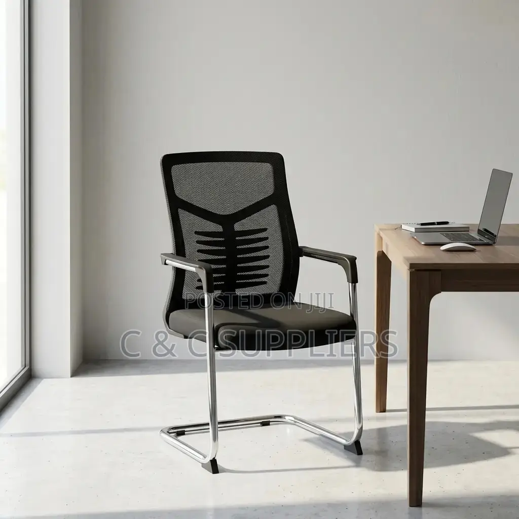 Office Ergonomic Guest Chair With Armrest