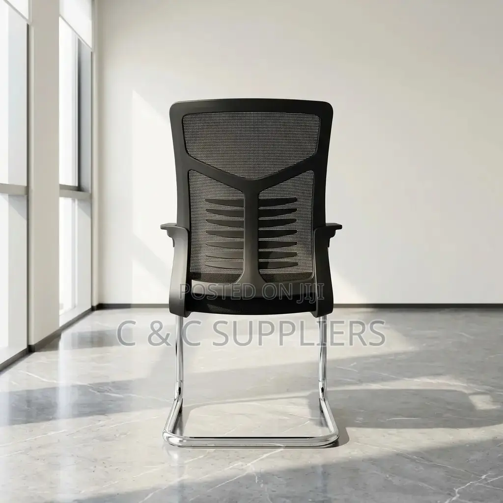 Office Ergonomic Guest Chair With Armrest