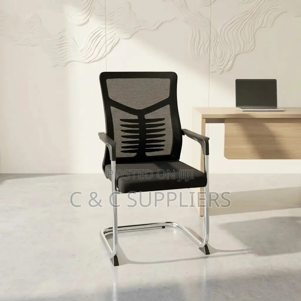 Office Ergonomic Guest Chair With Armrest
