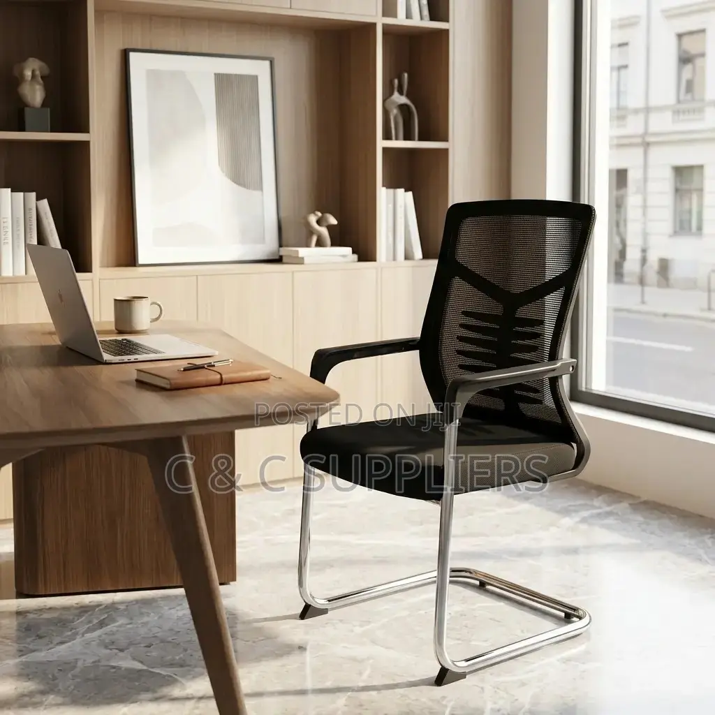 Office Ergonomic Guest Chair With Armrest